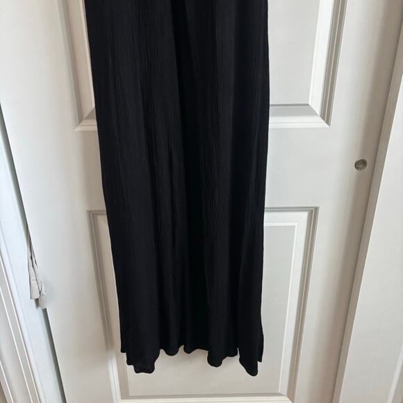 Lulus Lost in Paradise Black Maxi Dress V Neck Essential Strappy Sz S - Picture 12 of 13
